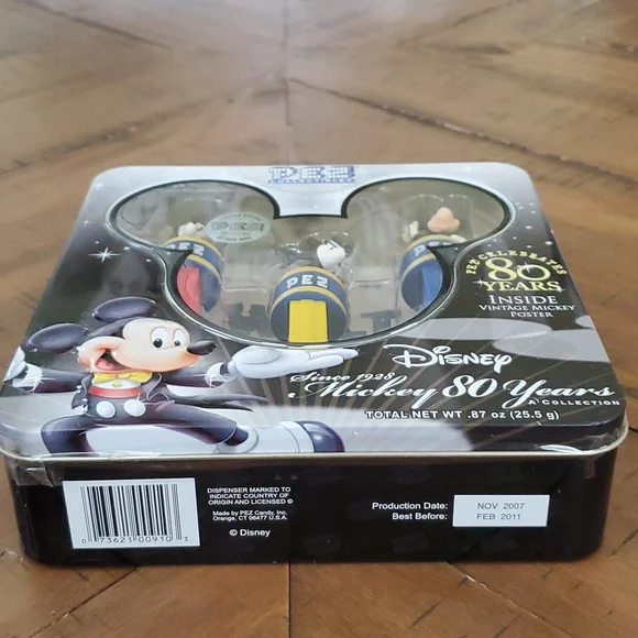 🆕️ Disney Pez 80 years Tin Collectible - Picture 3 of 9
